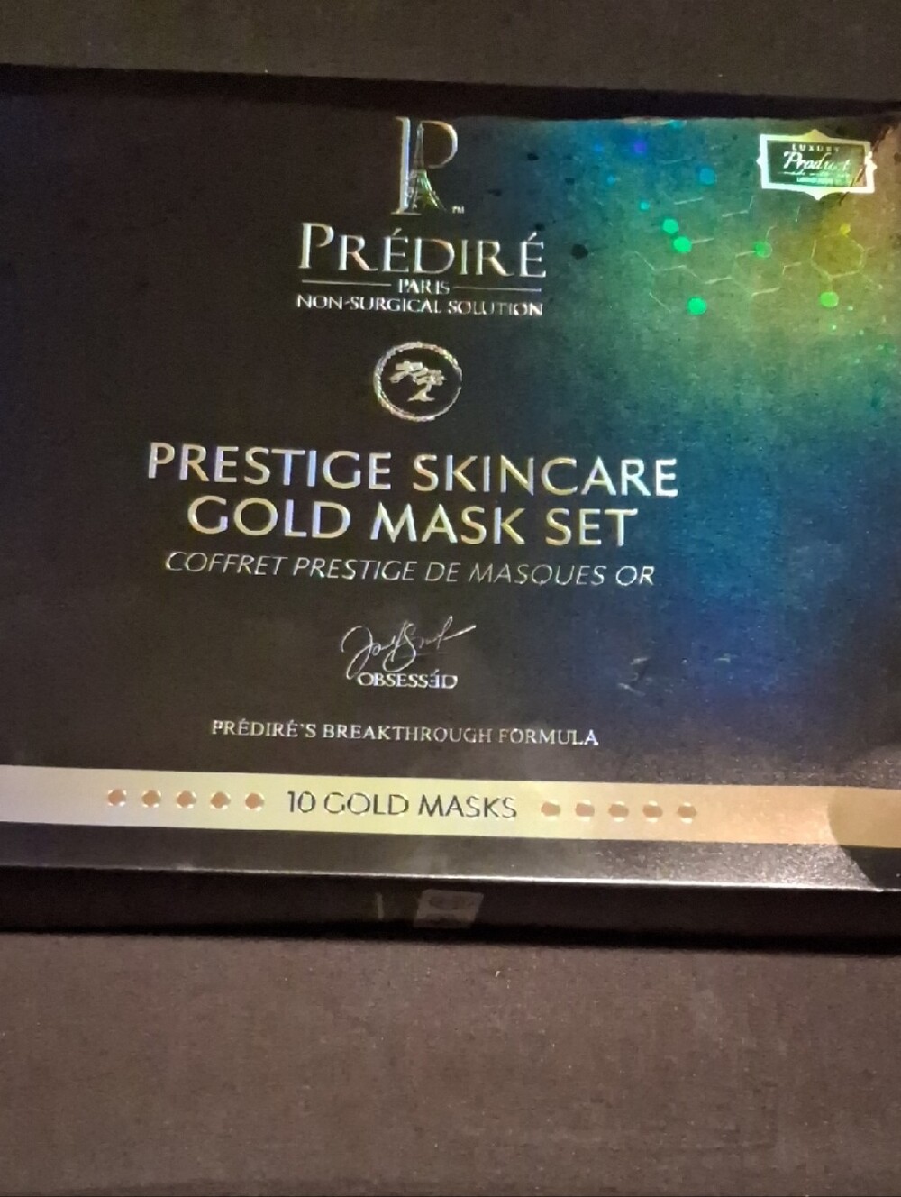 Prédiré Prestige Skincare Gold Mask Set Of 10 Non-Surgical Solution